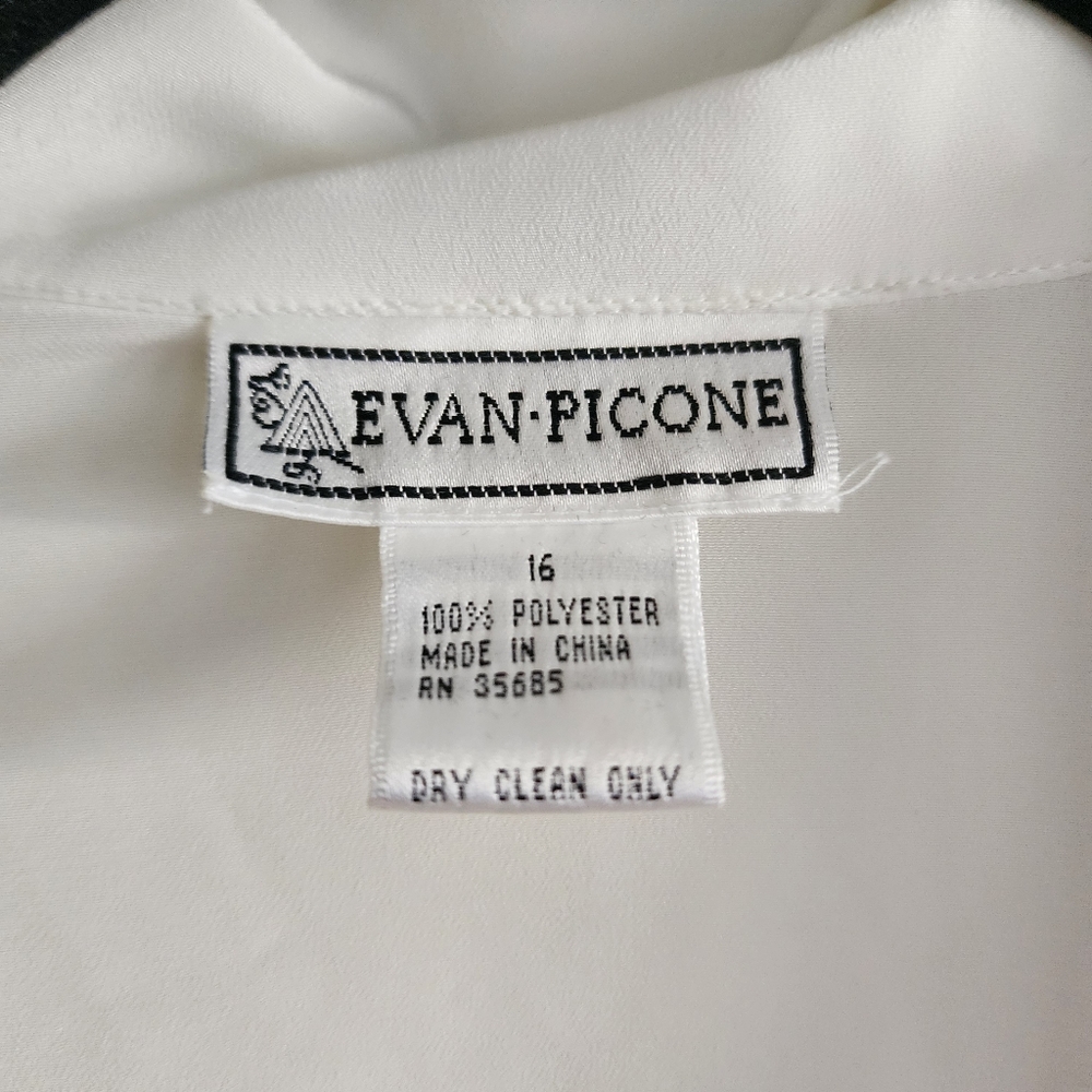 Evan Picone Tuxedo Button Up - image 4